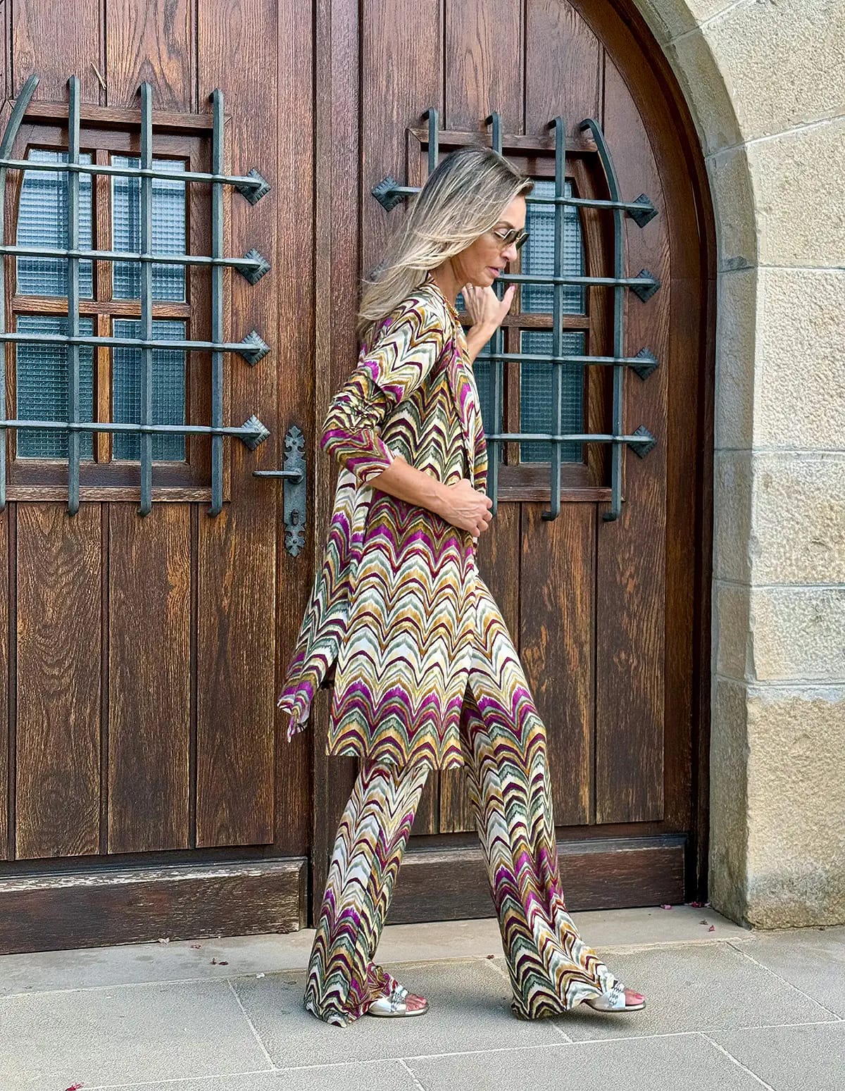 Levita con pantalón recto