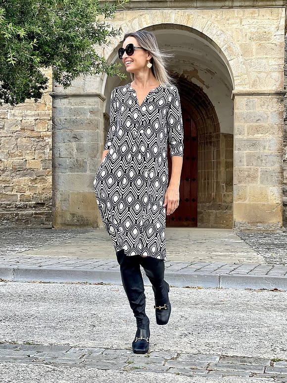 Vestido Boby rombos