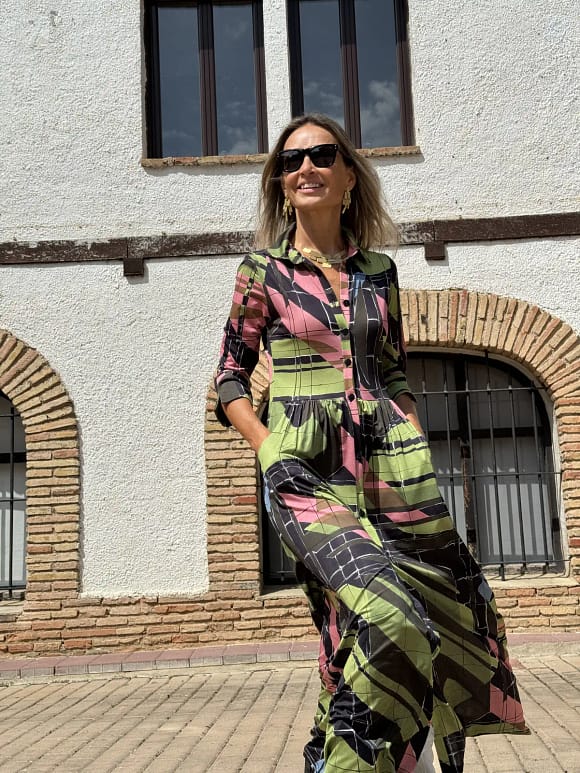 Vestido Cocole estampado