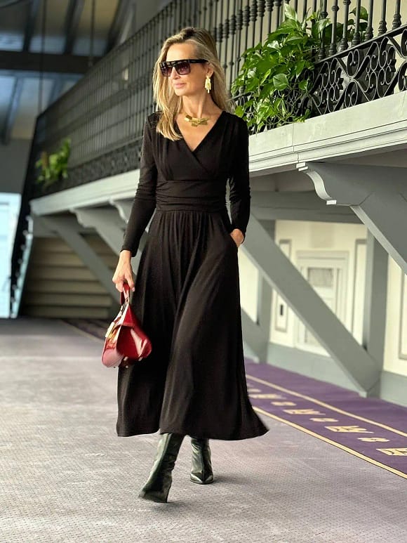 Vestido Jade negro